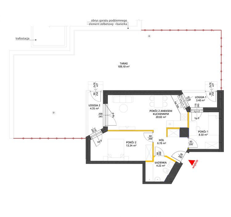 3 rooms · 52,7 m² · Floor 0 · Unit 11