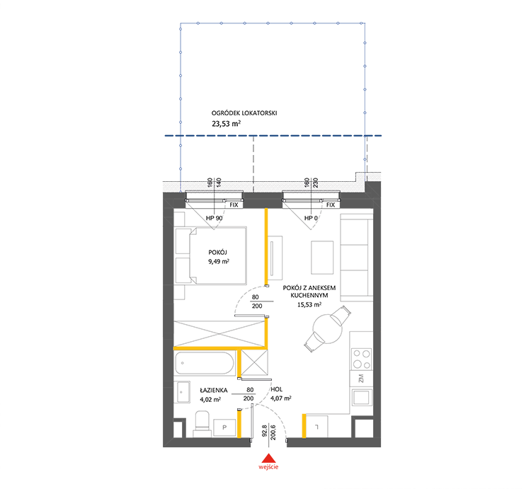 2 rooms · 33,1 m² · Floor 0 · Unit 79