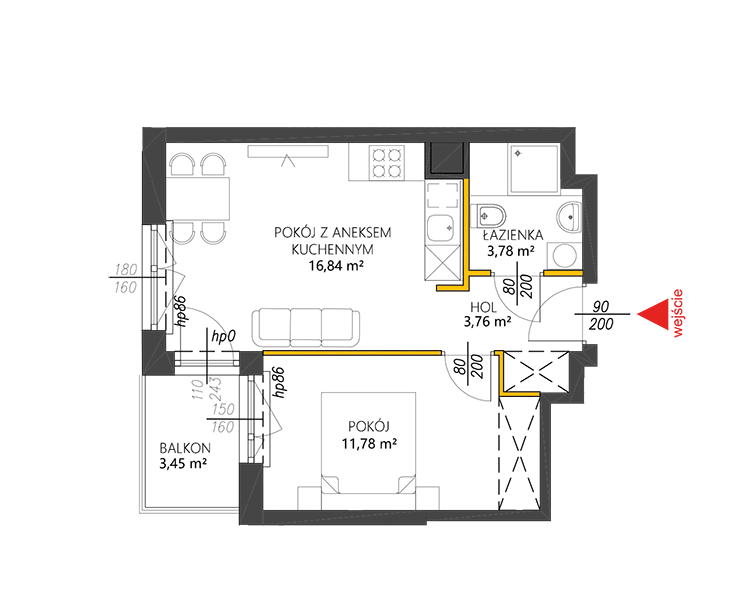 2 комнаты · 36,2 m² · Этаж 1 · Квартира 29
