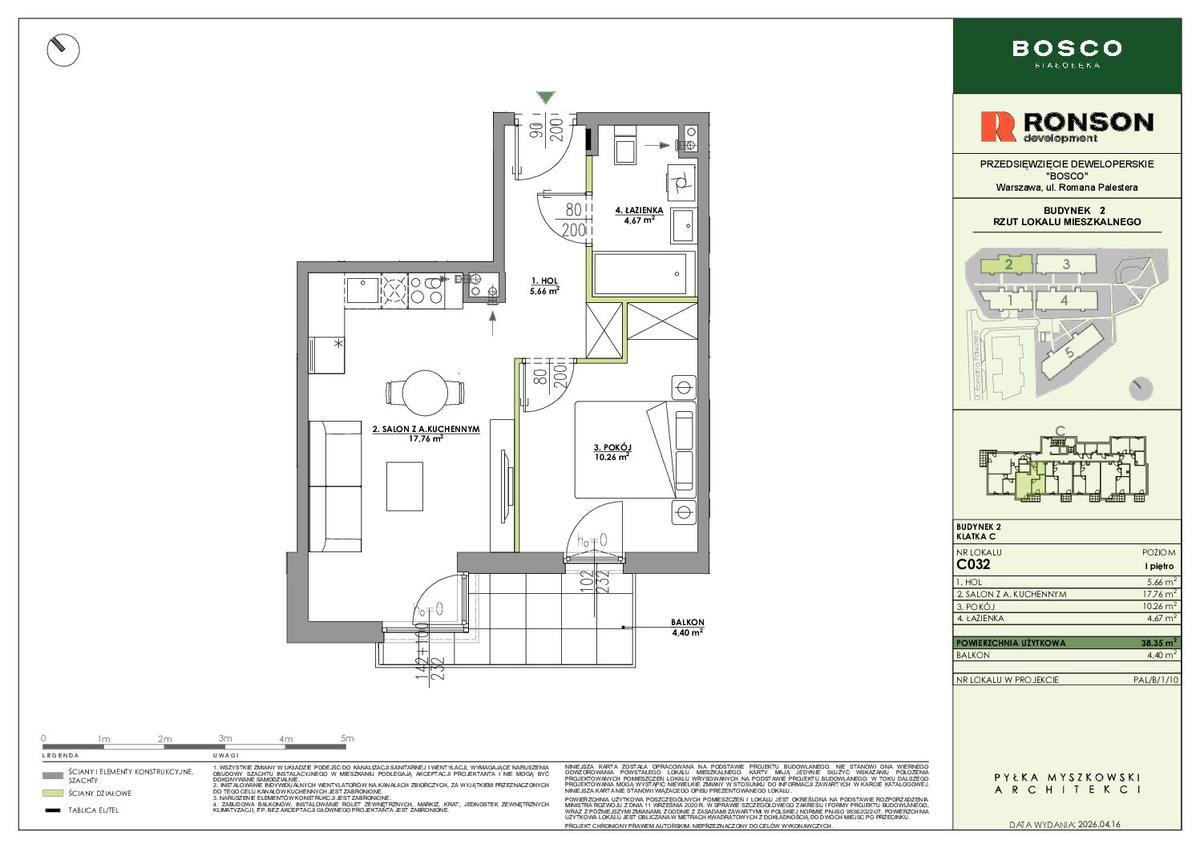 2 комнаты · 38,4 m² · Этаж 1 · Квартира C032
