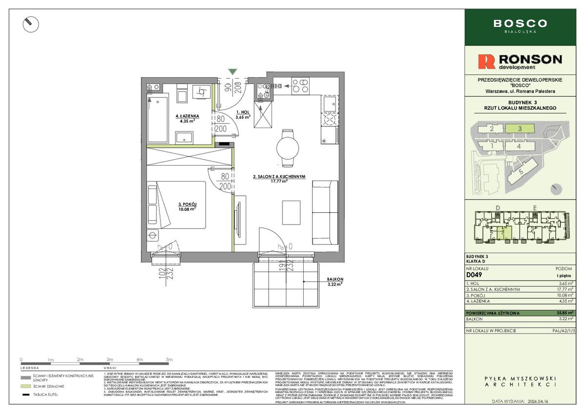 2 комнаты · 35,9 m² · Этаж 1 · Квартира D049