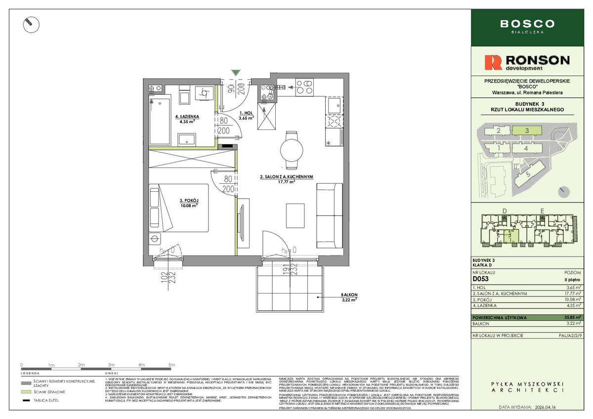 2 комнаты · 35,9 m² · Этаж 2 · Квартира D053