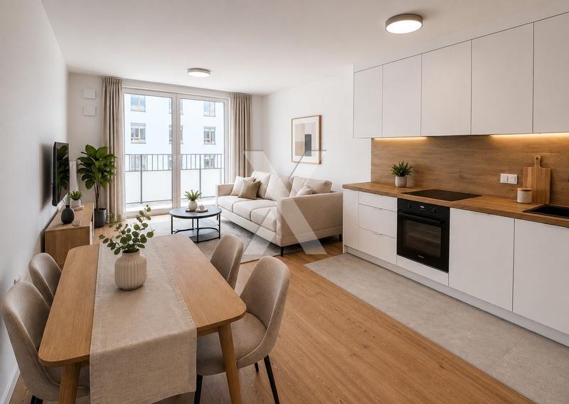Pierwszy najem | nowe 3 pokoje | 58 m² | balkon | Mokotów