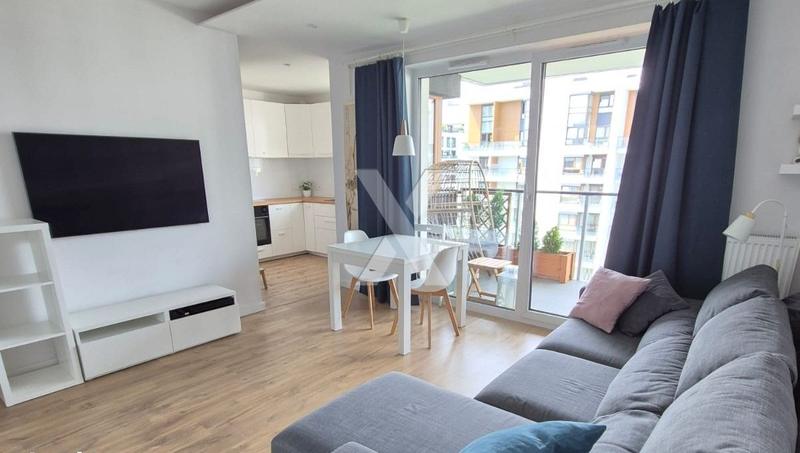 Jasne| spokojne| 48 m² | 2 balkony | klimatyzacja | strefa home office